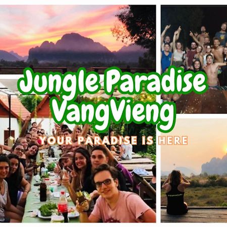 Jungle Paradise Vangvieng - Bungalows Ванг-В'єнг Екстер'єр фото