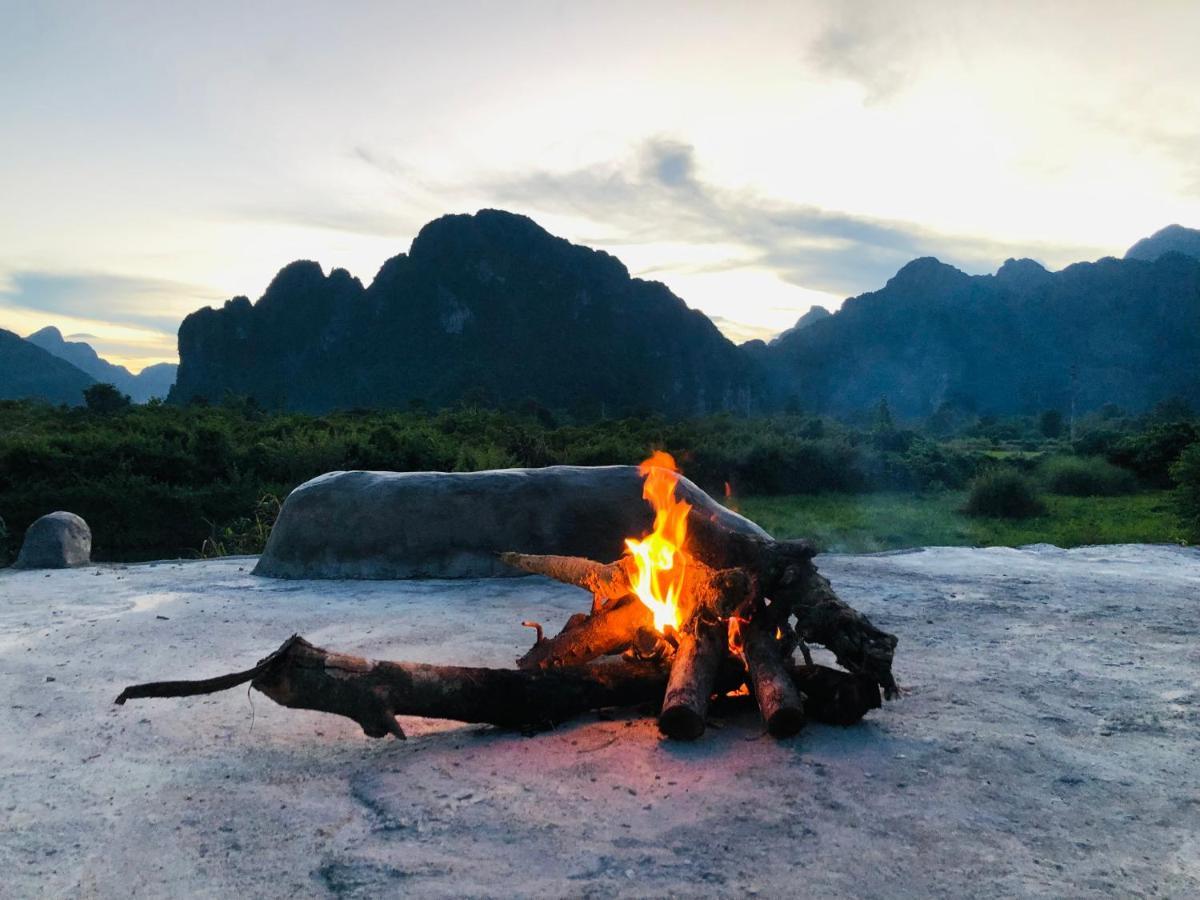 Jungle Paradise Vangvieng - Bungalows Ванг-В'єнг Екстер'єр фото