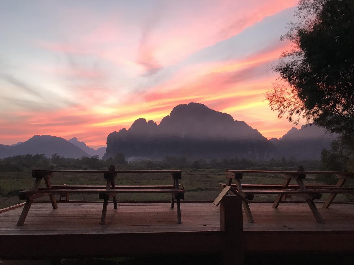 Jungle Paradise Vangvieng - Bungalows Ванг-В'єнг Екстер'єр фото